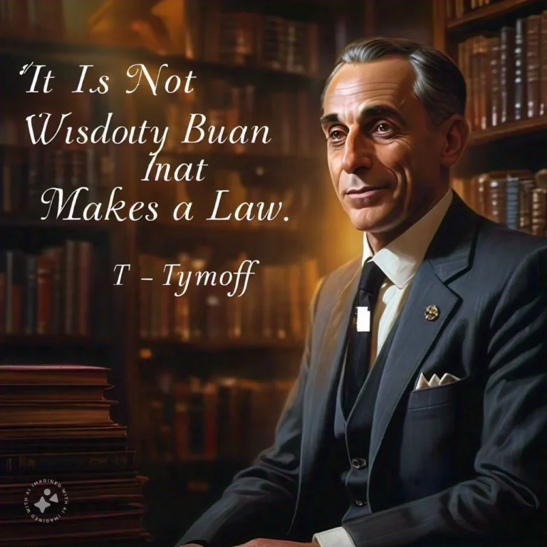 it is not wisdom but authority that makes a law. t - tymoff